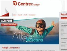 Tablet Screenshot of centrefrance.com